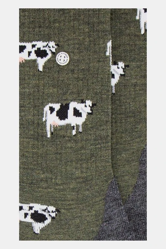 Cows Merino Wool Wandelsok 2 Cows Merino Wool Wandelsok - Afbeelding 2