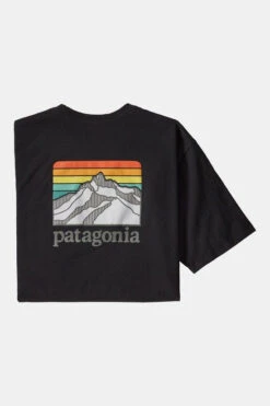 Patagonia M'S Line Loge Ridge Pocket Responsibili Tee -Meindl Fietsshirts Winkel aibff00005 7070 03 nl