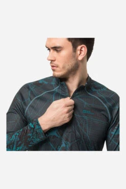 Jack Wolfskin Morobbia L/S Printed Fietsshirt -Meindl Fietsshirts Winkel d12bab0028 4202 04 nl